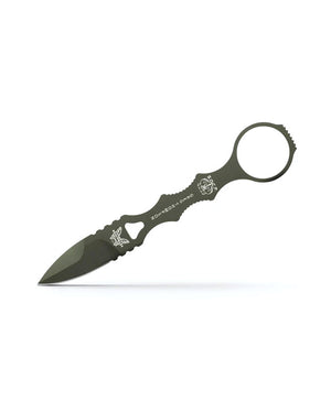 Benchmade, Inc.™ Mini SOCP Fixed Blade Dagger 177GN OD Green Powdercoat 440C Stainless Steel 440C Stainless Steel Knife
