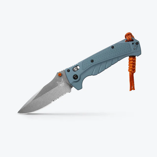 Benchmade, Inc.™ Adira 18060S Depth Blue Grivory CPM-MagnaCut Stainless Steel Pocket Knife