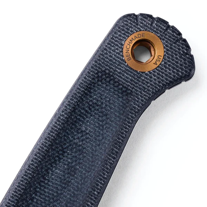 Benchmade, Inc.™ Dacian Fixed Blade 203-04 Blue Denim Micarta CPM-MagnaCut Stainless Steel Knife