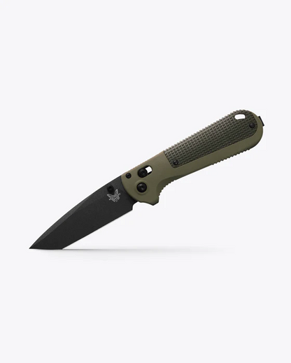 Benchmade, Inc.™ Redoubt 431BK-1 Ranger & Forest Green Grivory CPM D2 Semi-Stainless Steel Pocket Knife
