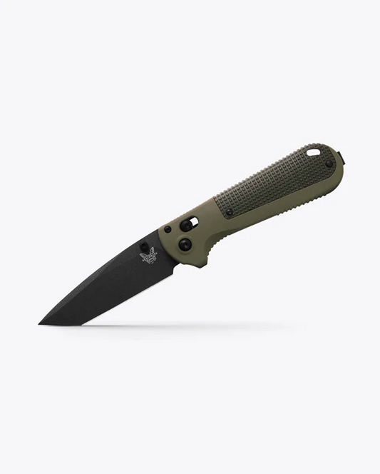 Benchmade, Inc.™ Redoubt 431BK-1 Ranger & Forest Green Grivory CPM D2 Semi-Stainless Steel Pocket Knife