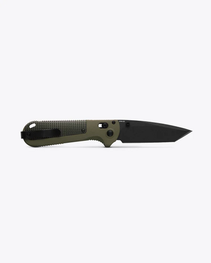 Benchmade, Inc.™ Redoubt 431BK-1 Ranger & Forest Green Grivory CPM D2 Semi-Stainless Steel Pocket Knife