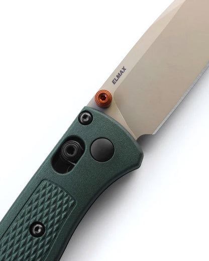 Benchmade, Inc.™ Mini Bugout 533TN-2601 Taiga Green Grivory Elmax Stainless Steel Pocket Knife
