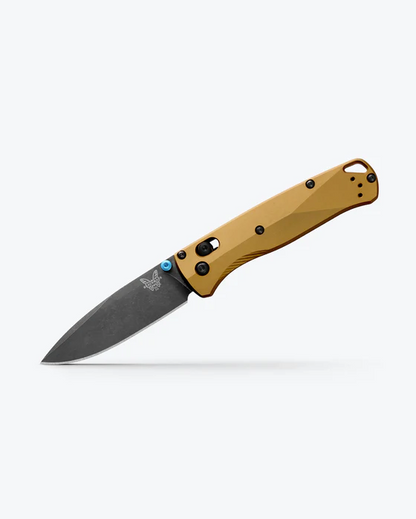 Benchmade, Inc.™ Bugout 535BK-07 Burnt Brass 6061-T6 Aluminum M390 Stainless Steel Pocket Knife