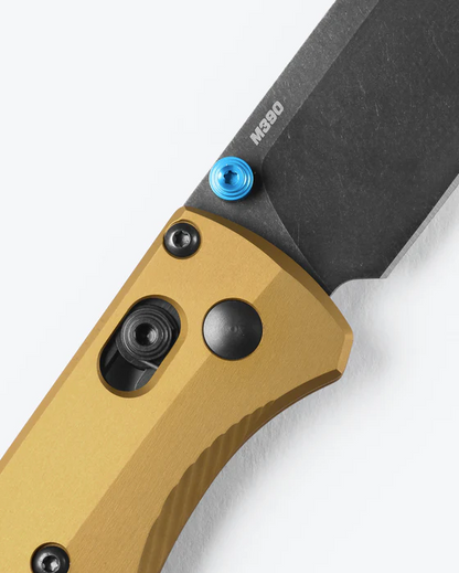 Benchmade, Inc.™ Bugout 535BK-07 Burnt Brass 6061-T6 Aluminum M390 Stainless Steel Pocket Knife