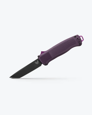 Benchmade, Inc.™ Shootout OTF 5370GY-06 Dark Purple Grivory CPM-CruWear Semi-Stainless Steel Pocket Knife