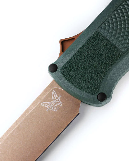 Benchmade, Inc.™ Shootout OTF 5371FE-2601 Taiga Green Grivory Z-Wear Tool Steel Pocket Knife