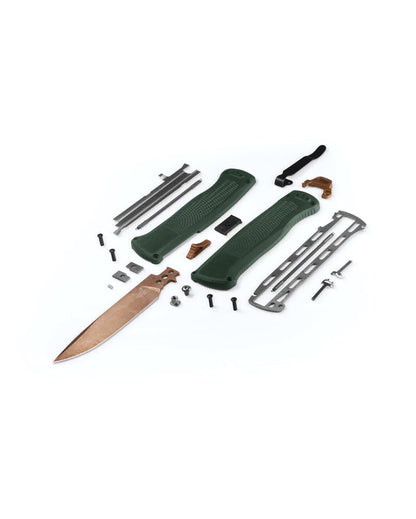 Benchmade, Inc.™ Shootout OTF 5371FE-2601 Taiga Green Grivory Z-Wear Tool Steel Pocket Knife