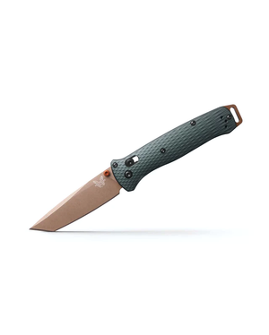Benchmade, Inc.™ Bailout 537FE-2601 Taiga Green Anodized 6061-T6 Aluminum CPM-S90V Stainless Steel Pocket Knife