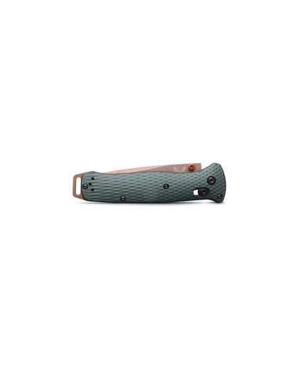 Benchmade, Inc.™ Bailout 537FE-2601 Taiga Green Anodized 6061-T6 Aluminum CPM-S90V Stainless Steel Pocket Knife