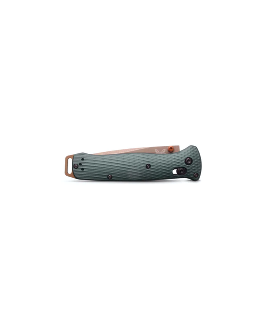 Benchmade, Inc.™ Bailout 537FE-2601 Taiga Green Anodized 6061-T6 Aluminum CPM-S90V Stainless Steel Pocket Knife