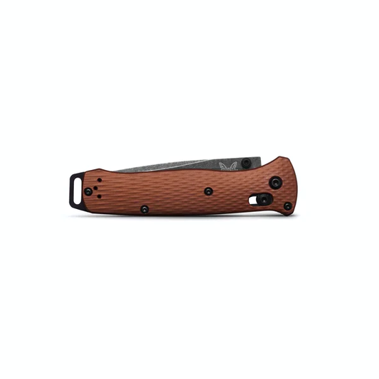 Benchmade, Inc.™ Bailout 537SBK-07 Burnt Copper Anodized 6061-T6 Aluminum CPM-MagnaCut Stainless Steel Pocket Knife