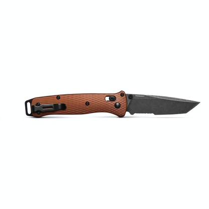 Benchmade, Inc.™ Bailout 537SBK-07 Burnt Copper Anodized 6061-T6 Aluminum CPM-MagnaCut Stainless Steel Pocket Knife