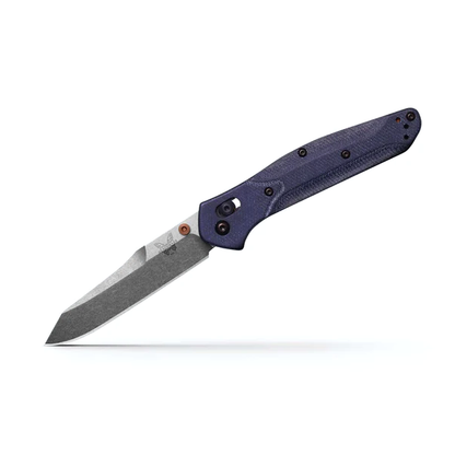 Benchmade, Inc.™ Osborne 940-04 Blue Denim Micarta M390 Stainless Steel Pocket Knife
