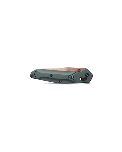 Benchmade, Inc.™ Osborne 940FE-2601 Taiga Green Anodized 6061-T6 Aluminum CPM-S90V Stainless Steel Pocket Knife