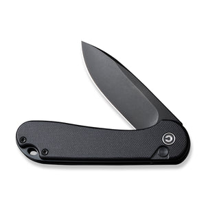CIVIVI Knives™ Elementum 2 Button Lock C18062P-1 Black G10 Nitro-V Stainless Steel Pocket Knife