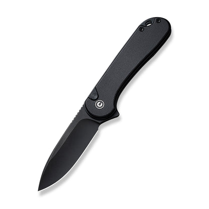 CIVIVI Knives™ Elementum 2 Button Lock C18062P-1 Black G10 Nitro-V Stainless Steel Pocket Knife