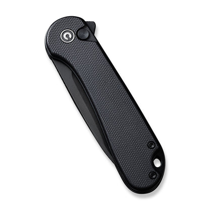 CIVIVI Knives™ Elementum 2 Button Lock C18062P-1 Black G10 Nitro-V Stainless Steel Pocket Knife