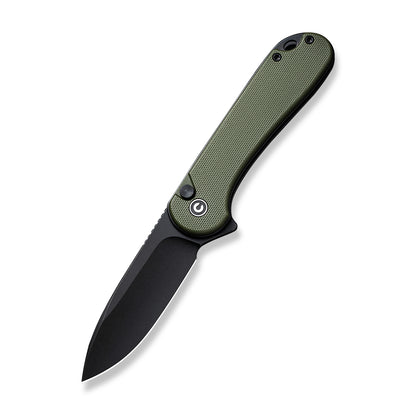 CIVIVI Knives™ Elementum 2 Button Lock C18062P-3 OD Green G10 Nitro-V Stainless Steel Pocket Knife