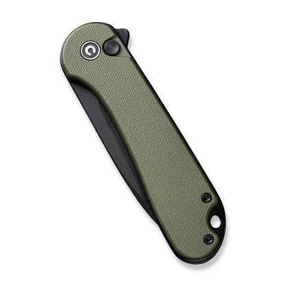 CIVIVI Knives™ Elementum 2 Button Lock C18062P-3 OD Green G10 Nitro-V Stainless Steel Pocket Knife