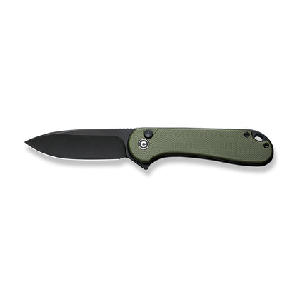 CIVIVI Knives™ Elementum 2 Button Lock C18062P-3 OD Green G10 Nitro-V Stainless Steel Pocket Knife
