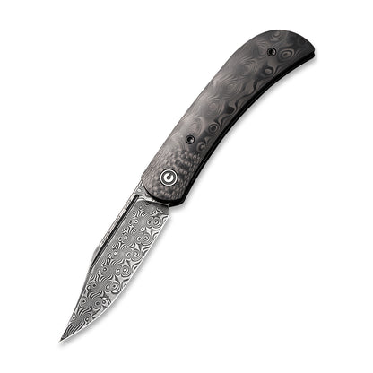 CIVIVI Knives™ Appalachian Drifter 2 Liner Lock C19010C-DS3 Black Carbon Fiber Damascus Steel Pocket Knife