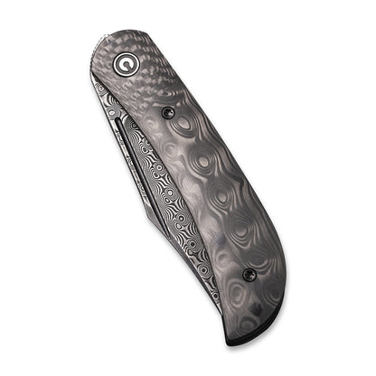 CIVIVI Knives™ Appalachian Drifter 2 Liner Lock C19010C-DS3 Black Carbon Fiber Damascus Steel Pocket Knife