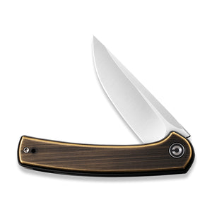 CIVIVI Knives™ Mini Asticus Liner Lock C19026B-2 Brass 10Cr15CoMoV Stainless Steel Pocket Knife
