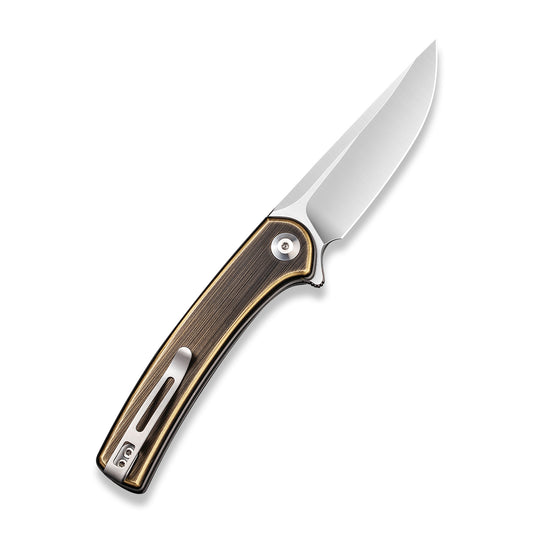 CIVIVI Knives™ Mini Asticus Liner Lock C19026B-2 Brass 10Cr15CoMoV Stainless Steel Pocket Knife