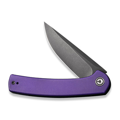 CIVIVI Knives™ Mini Asticus Liner Lock C19026B-4 Purple G10 10Cr15CoMoV Stainless Steel Pocket Knife