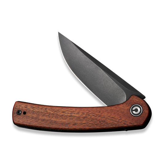 CIVIVI Knives™ Mini Asticus Liner Lock C19026B-5 Cuibourtia Wood 10Cr15CoMoV Stainless Steel Pocket Knife
