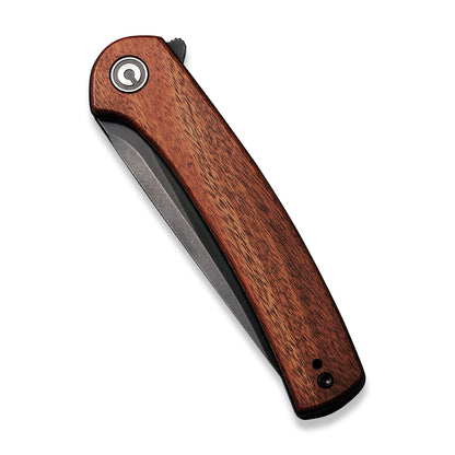 CIVIVI Knives™ Mini Asticus Liner Lock C19026B-5 Cuibourtia Wood 10Cr15CoMoV Stainless Steel Pocket Knife