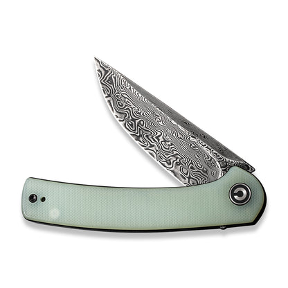 CIVIVI Knives™ Mini Asticus Liner Lock C19026B-DS1 Natural G10 Damascus Steel Pocket Knife