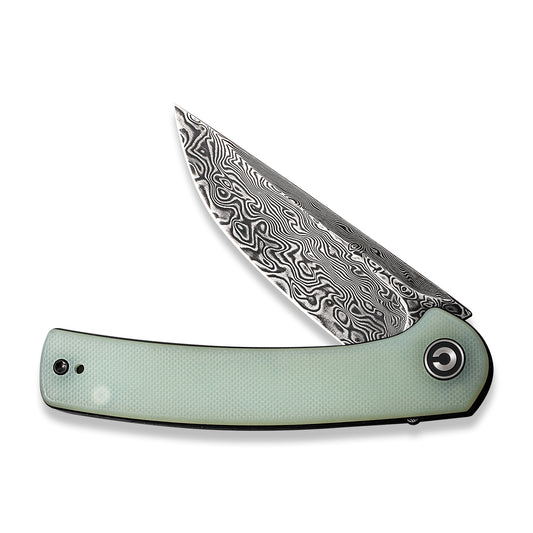 CIVIVI Knives™ Mini Asticus Liner Lock C19026B-DS1 Natural G10 Damascus Steel Pocket Knife