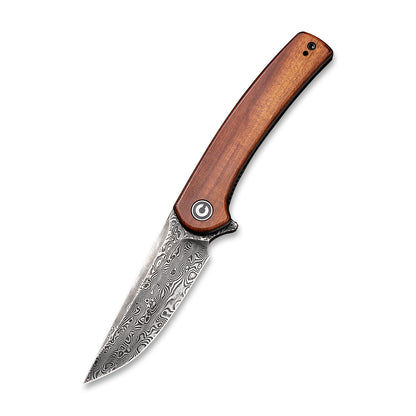 CIVIVI Knives™ Mini Asticus Liner Lock C19026B-DS2 Cuibourtia Wood Damascus Steel Pocket Knife