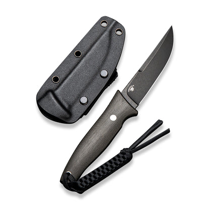 CIVIVI Knives™ Tamashii Fixed Blade C19046-4 Dark Green Micarta D2 Semi-Stainless Steel Knife