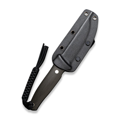 CIVIVI Knives™ Tamashii Fixed Blade C19046-4 Dark Green Micarta D2 Semi-Stainless Steel Knife
