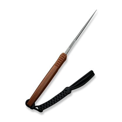 CIVIVI Knives™ Tamashii Fixed Blade C19046-5 Brown Canvas Micarta D2 Semi-Stainless Steel Knife