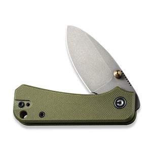 CIVIVI Knives™ Baby Banter Liner Lock C19068S-5 OD Green G10 Nitro-V Stainless Steel Pocket Knife