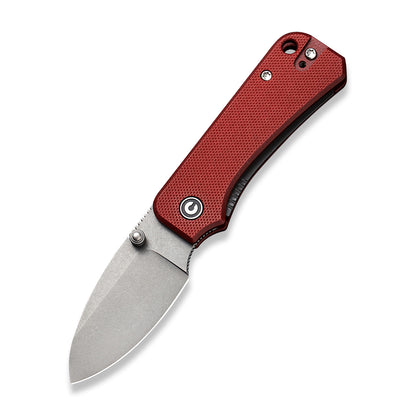 CIVIVI Knives™ Baby Banter Liner Lock C19068S-6 Burgundy G10 Nitro-V Stainless Steel Pocket Knife