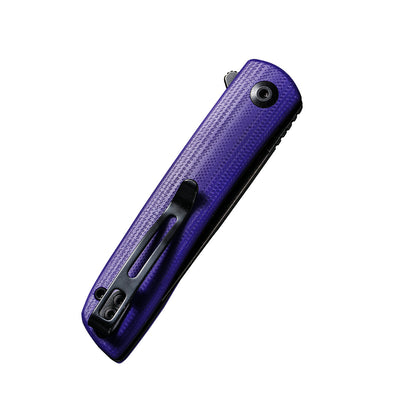 CIVIVI Knives™ Bo Liner Lock C20009B-5 Purple G10 Nitro-V Stainless Steel Pocket Knife