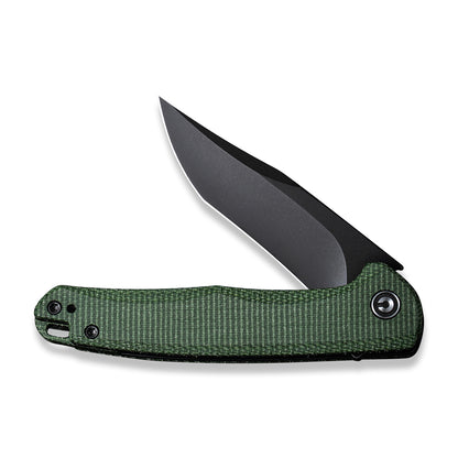 CIVIVI Knives™ Mini Sandbar Liner Lock C20011-3 Green Micarta Nitro-V Stainless Steel Pocket Knife