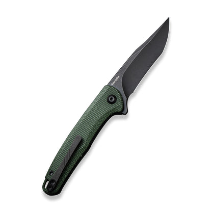 CIVIVI Knives™ Mini Sandbar Liner Lock C20011-3 Green Micarta Nitro-V Stainless Steel Pocket Knife