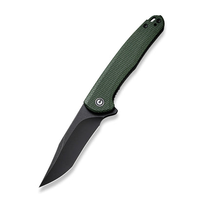 CIVIVI Knives™ Mini Sandbar Liner Lock C20011-3 Green Micarta Nitro-V Stainless Steel Pocket Knife