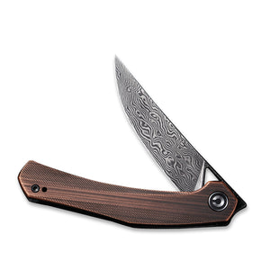 CIVIVI Knives™ Lazar Liner Lock C20013-DS1 Copper Damascus Steel Pocket Knife