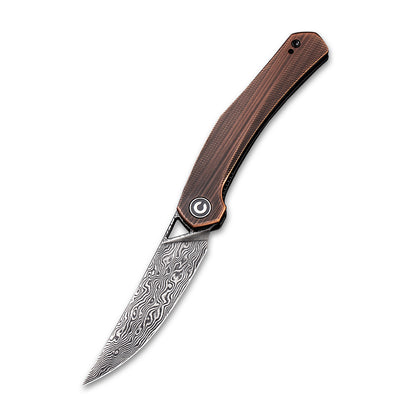 CIVIVI Knives™ Lazar Liner Lock C20013-DS1 Copper Damascus Steel Pocket Knife