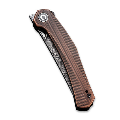 CIVIVI Knives™ Lazar Liner Lock C20013-DS1 Copper Damascus Steel Pocket Knife