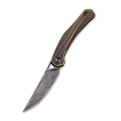 CIVIVI Knives™ Lazar Liner Lock C20013-DS2 Brass Damascus Steel Pocket Knife