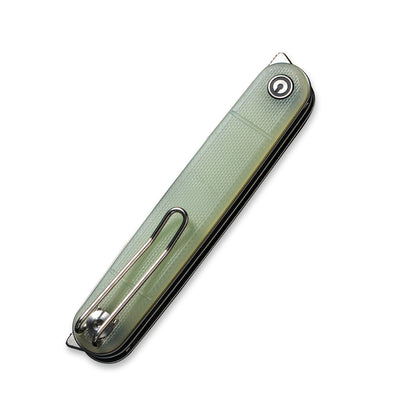 CIVIVI Knives™ Crit Liner Lock C20014F-2 Natural G10 Nitro-V Stainless Steel Pocket Knife