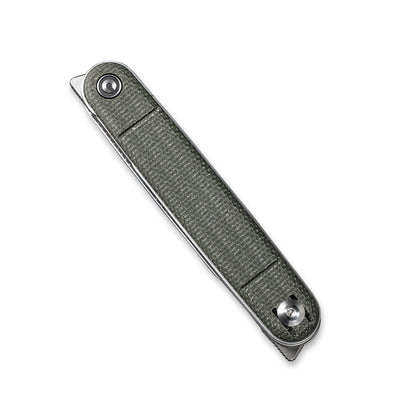 CIVIVI Knives™ Crit Liner Lock C20014F-3 Green Micarta Nitro-V Stainless Steel Pocket Knife